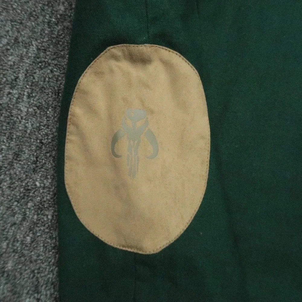 Star Wars Jacket Mens Small Green Boba Fett Blazer Wool Blend Lined NWT‎